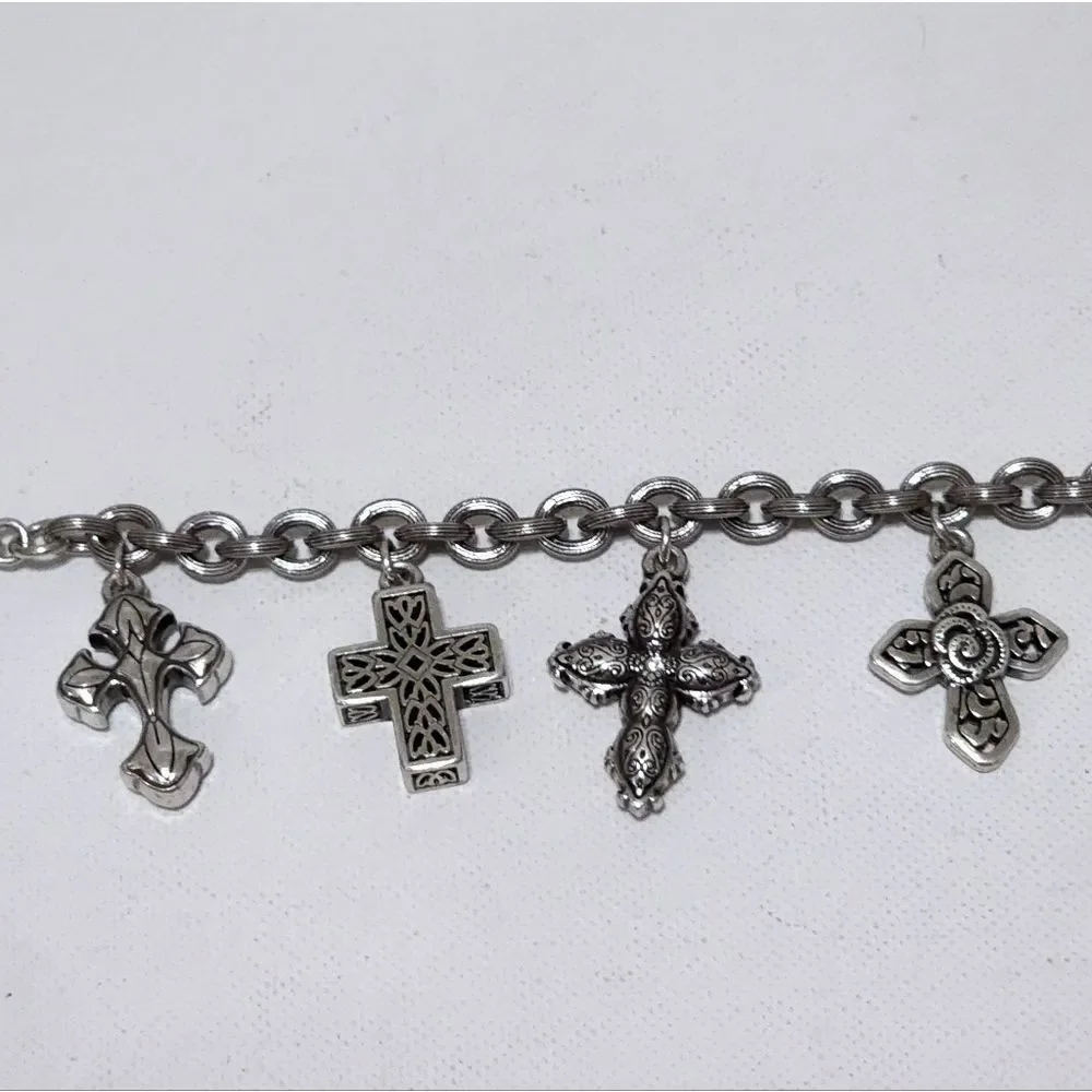 Brighton‎ faithful religious cross charm bracelet